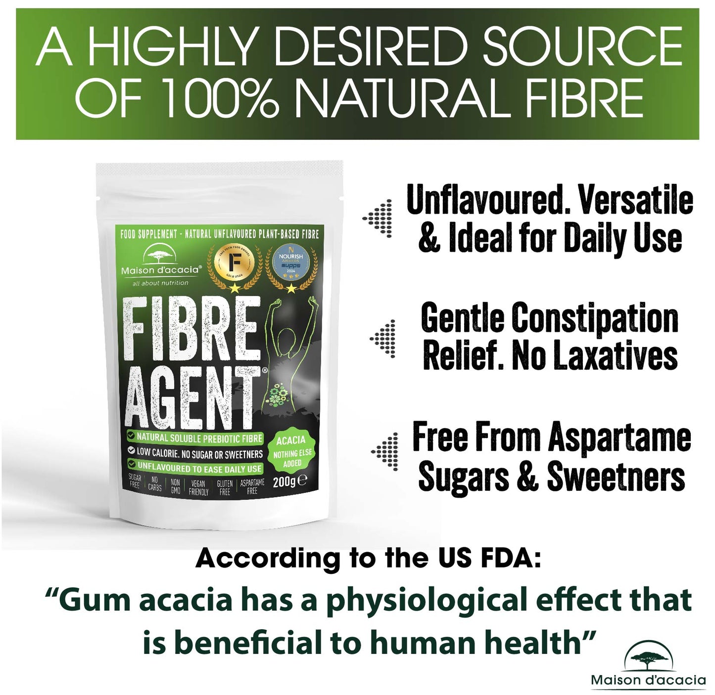 FibreAgent® 200g Pouch - FREE FAST UK DELIVERY