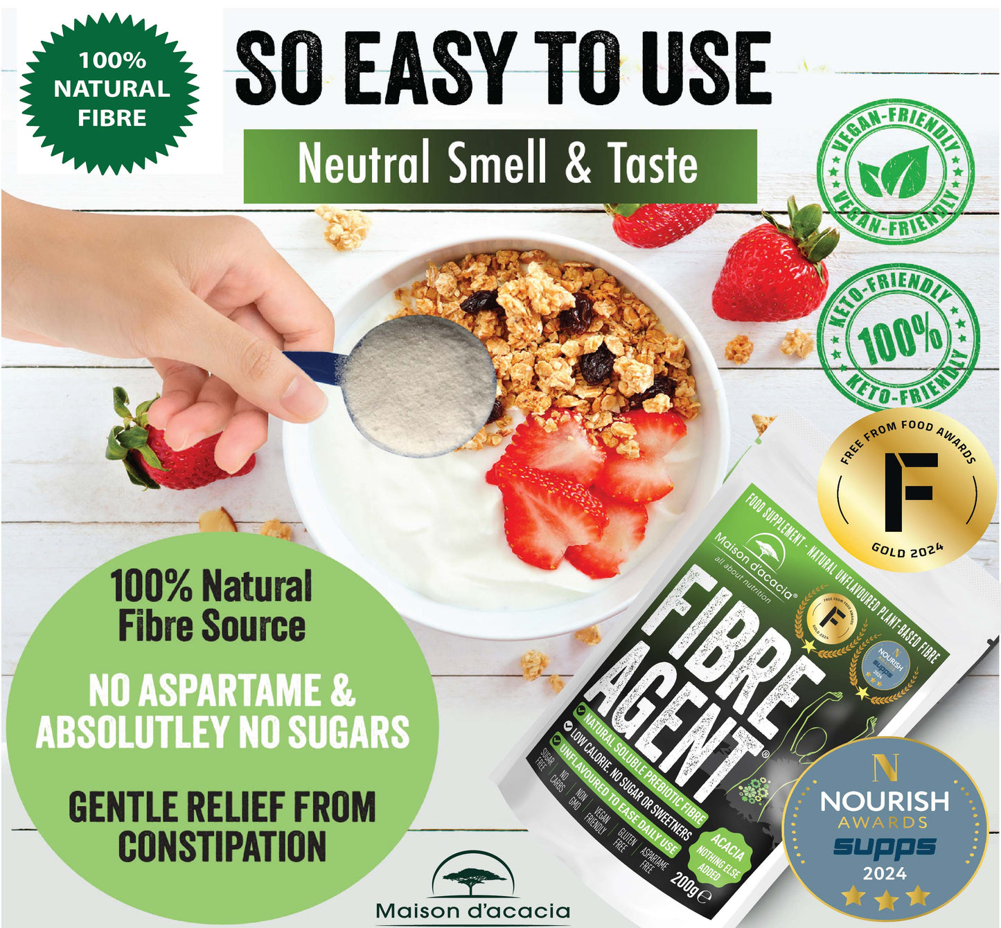 FibreAgent® 200g Pouch - FREE FAST UK DELIVERY